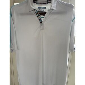IBKUL Shirt Men's  XL Multicolor Icefil Technology Short Sleeve ‎ Polo shirt.
